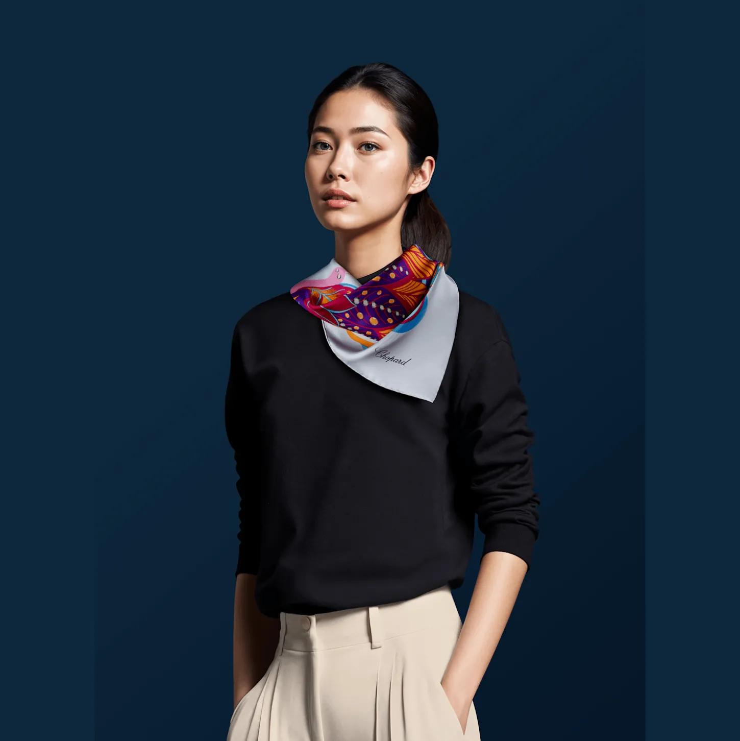 Butterfly scarf