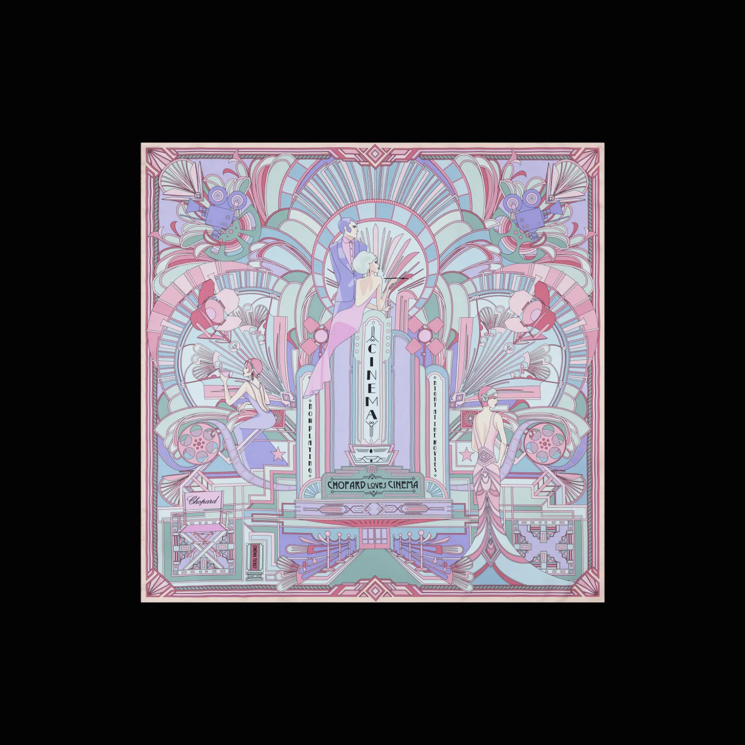 Chopard Loves Cinema scarf
