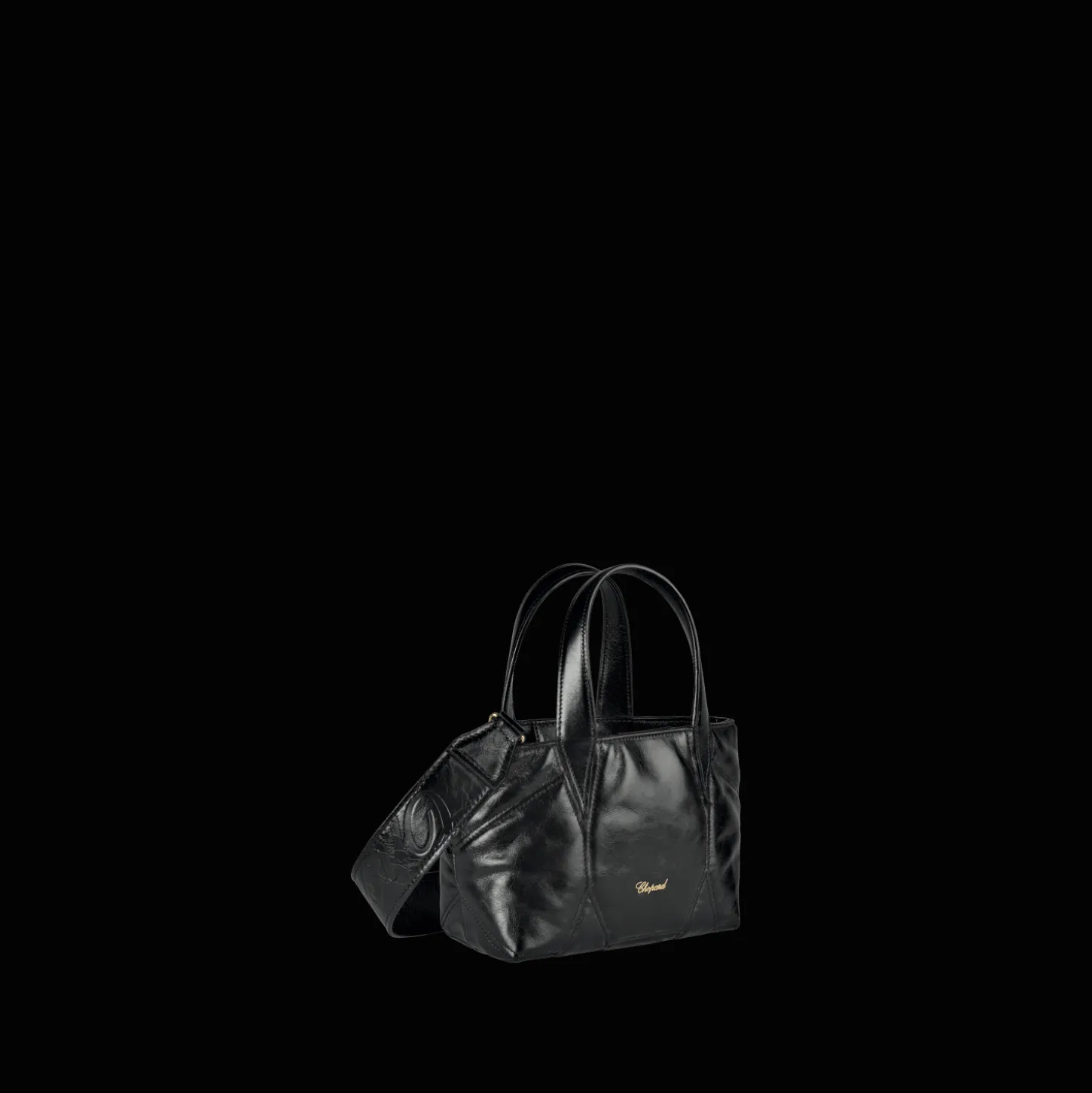 Diamond micro puffer tote bag