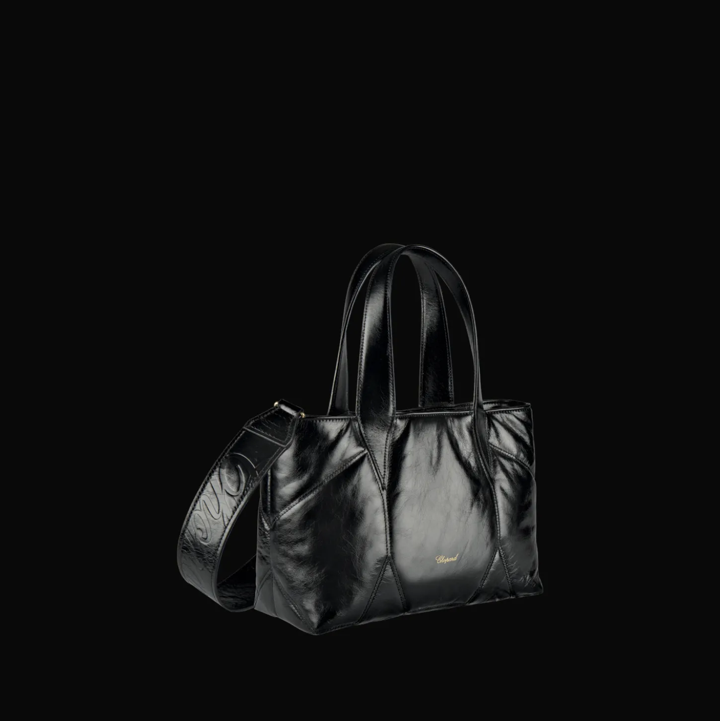 Diamond mini puffer tote bag