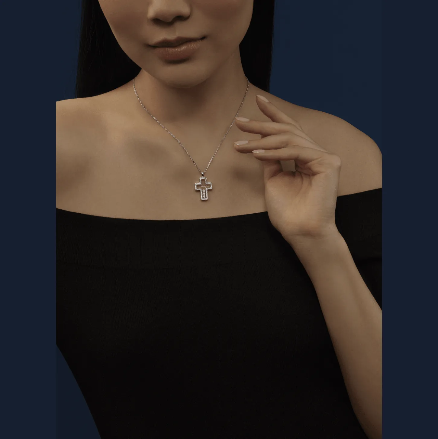Happy Diamonds Cross