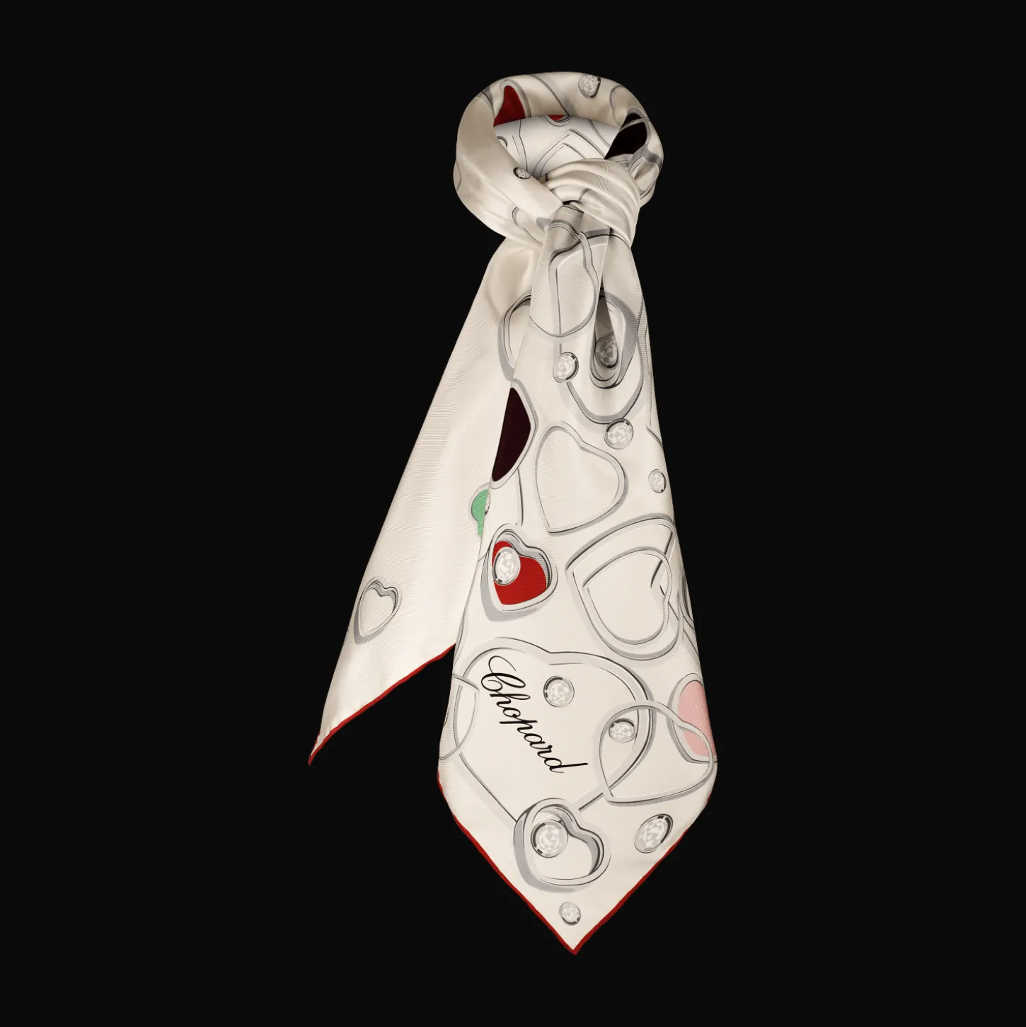 Happy Hearts scarf